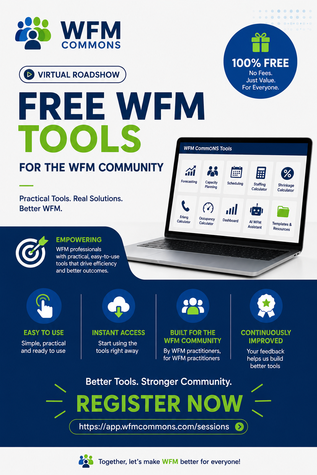 Virtual Roadshow : FREE WFM Tools